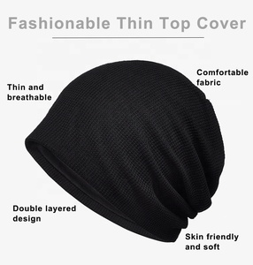 Casual Chemo Beanie Hair <span class=keywords><strong>Bonnet</strong></span> Cap Femmes Musulmanes Hair Wrap Cap - Product Image 4