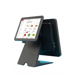 15 Zoll wasserdichter Dual-Touchscreen Pos Maschine Registrier kasse Pos <span class=keywords><strong>System</strong></span> für Supermarkt geschäft - Product Image 2