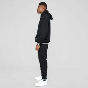 Nouvelle conception, survêtement de sport en molleton de coton de haute qualité pour hommes, vêtements de rue, jogging, sweat-shirt et pantalon, survêtement - Product Image 3