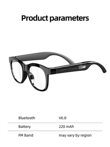 Gafas inteligentes F09 con audio Bluetooth, lentes fotocromáticas, control táctil y reproductor de música inalámbrico, ideales para montar en bicicleta. - Product Image 6