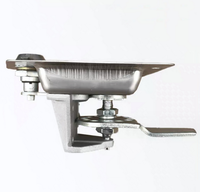 Cylindres de serrure pour boîte à outils de camion et de camping-car en acier inoxydable DL858-8, poignée de compression pliable pour remorque, loquet de panneau à palette, tiroir de camionnette