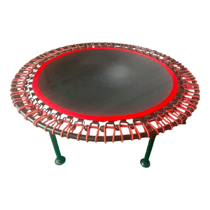 Nouveau style Offres Spéciales lit de <span class=keywords><strong>trampoline</strong></span> de 50 pouces pour adultes et enfants <span class=keywords><strong>Trampoline</strong></span> élastique à corde ronde de couleur arc-en-ciel - Product Image 4