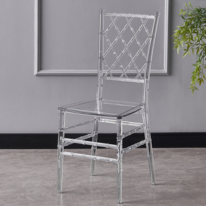 Silla transparente de cristal Napoleón para exteriores para <span class=keywords><strong>banquetes</strong></span> de <span class=keywords><strong>bodas</strong></span> <span class=keywords><strong>y</strong></span> hoteles, sólida con acrílico comercial para sala de estar - Product Image 5