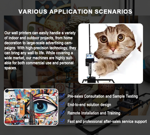 Imprimante murale 3D verticale Hanjie, imprimante murale à encre UV haute précision, meilleure imprimante pour l'impression artistique - Product Image 5