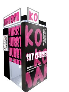 Autocollants d'extérieur JLJ personnalisés Photobooth Machine tout-en-un Photomaton logiciel Photomaton Selfie Pod - Product Image 5