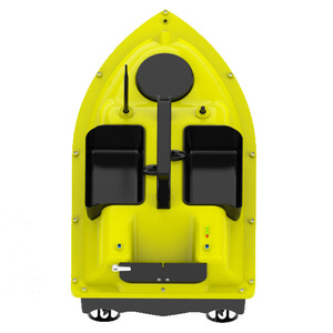 D18B <b>Rc</b> Fishing Bait Boat 54x27x21cm 3 Hoppers Remote <b>Control</b> One-Key Return Battery Powered Yellow - Product Image 5