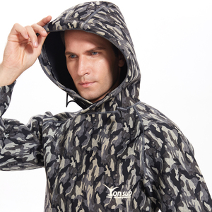 Chaqueta Cortavientos de Buceo con Camuflaje YONSUB para Hombre y Mujer, <span class=keywords><strong>Poncho</strong></span> de <span class=keywords><strong>Surf</strong></span> Impermeable de Secado Rápido para Buceo, Snorkel, Natación, Kayak y Playa - Product Image 5