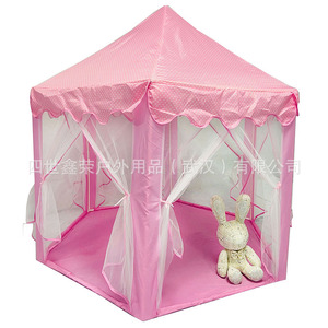 Tente d'illumination amusante pour enfants tente hexagonale rose princesse Prince mignon bébé clôture tente mongole - Product Image 3