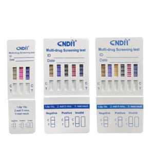 <span class=keywords><strong>Test</strong></span> <span class=keywords><strong>de</strong></span> <span class=keywords><strong>dépistage</strong></span> manuel complet des drogues dans l'<span class=keywords><strong>urine</strong></span> – Testeur <span class=keywords><strong>de</strong></span> substances couramment abusées - Product Image 4