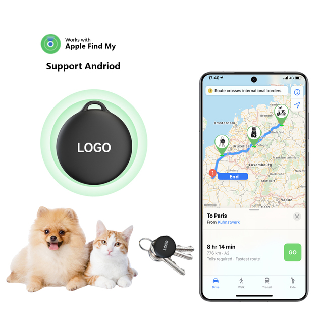 MFi Certified Find My Tag Anti Lost Smart Tag Tracker Smart Finder Tracking Device Air Tag for IOS Google Android