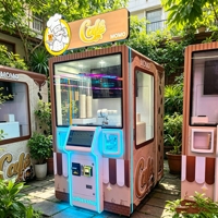Machine à café robotisée, distributeur automatique de café robotisé, robot café