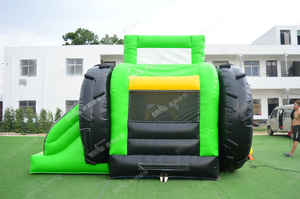 <span class=keywords><strong>Castillo</strong></span> Hinchable con Tobogán Temática Tractor <span class=keywords><strong>de</strong></span> Granja - Product Image 3