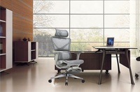 Haut de gamme conception personnalisée dos maille pivotant support dorsal réglable gestionnaire d'ordinateur commercial chaise de bureau ergonomique échantillon gratuit