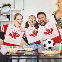Bavoirs en plastique jetables personnalisés de haute qualité, bavoirs en plastique pour adultes, homard pour restaurant
