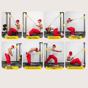 High-rise Home Use Exercise Fat Burning Dumbbell Multi-functional Integrated Training Device Pull Back <b>Rowing</b> <b>Machine</b> 120kg DP-1 - Product Image 5