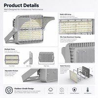 Luz LED Multipotencia para Cancha de Baloncesto, Iluminación para Estadios Deportivos al Aire Libre