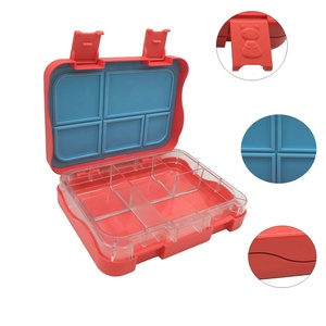 Hoàn hảo phần thực phẩm lưu trữ container/kiểm soát thực phẩm Bento Box cho trẻ em hoặc người lớn 4 ngăn lunchboxen - Product Image 3