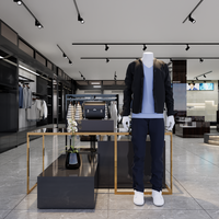 Meubles de magasin de vêtements pour hommes présentoir de table de comptoir en tissu de haute qualité pour meubles de magasin de vêtements