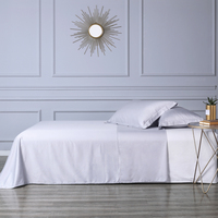Parure de Lit Premium en Coton Égyptien 1000 Fils, Tissage Satin Luxueux Hypoallergénique pour Hôtels 5 Étoiles et Maison