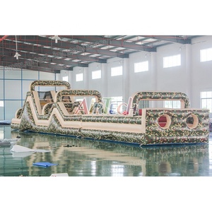 Ngoài Trời Quân Sự Trở Ngại Khóa Học Thiết Bị Khởi Động Trại Inflatable Thoát Nhà Khóa Học Trở Ngại - Product Image 1