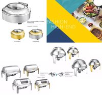 Connecteur de plats chauds électriques, poêle à alcool en or pour buffets, plats de buffet, afin de maintenir au chaud les aliments, présentoir, plateau de serveur, équipement