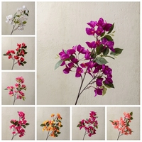 MW38201 Arrangement de tiges de fleurs artificielles en soie de bougainvilliers pour mariage à la maison, décorations intérieures et extérieures, centre de table