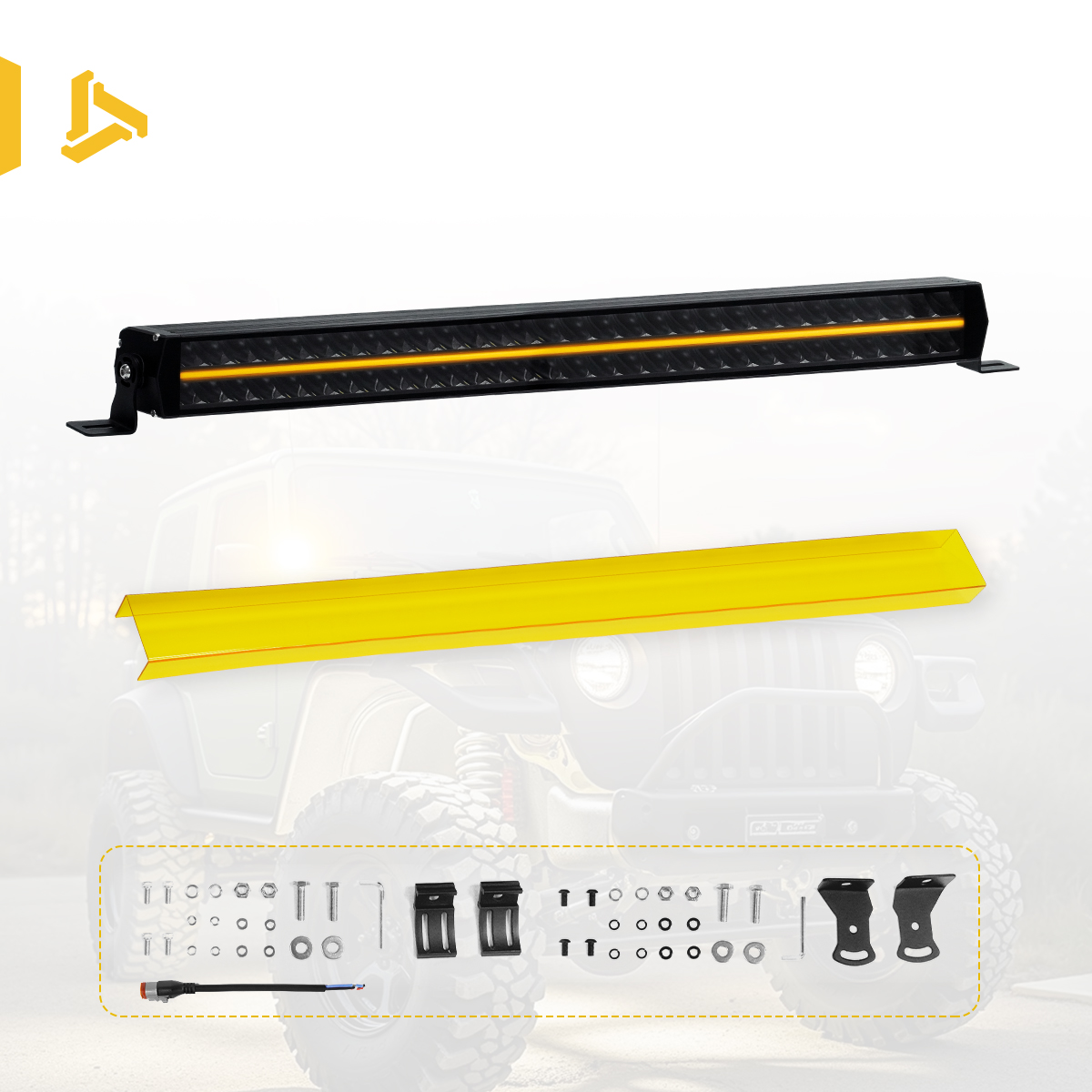 Kit de barre lumineuse (couvercle jaune)