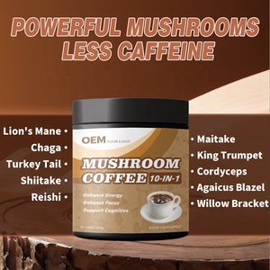Poudre de café instantané aux champignons mélangés en gros d'usine, café Reishi, stimulant du système immunitaire, mélange de café aux champignons - Product Image 2
