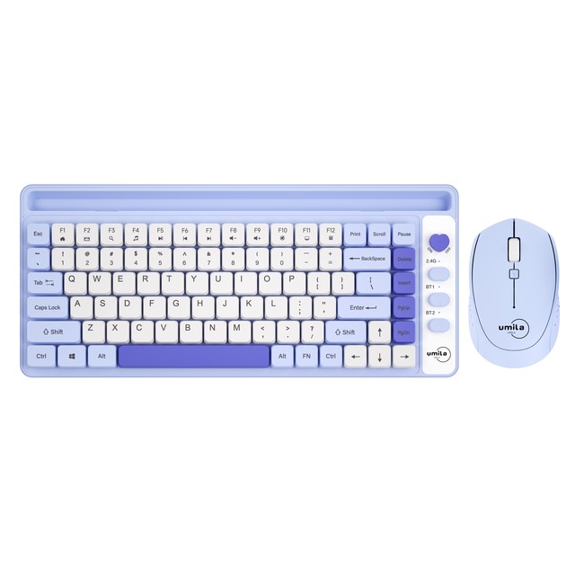 Professional Manufacture Rechargeable Wireless BT Keyboard and Mouse Combo Arabic Keyboard Mouse Combo with Slot