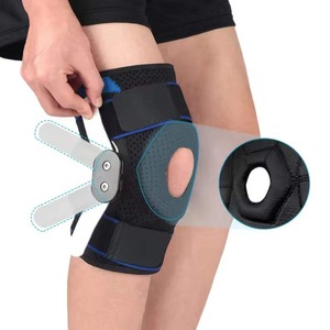 อุปกรณ์พยุงเข่าแบบมีบานพับ สวมใส่สบาย สำหรับผู้ชายและผู้หญิง ช่วยบรรเทาอาการบวมของเอ็นไขว้หน้าเอ็นข้อเข่า อาการบาดเจ็บของเอ็นและหมอนรองกระดูกเข่า - Product Image 1