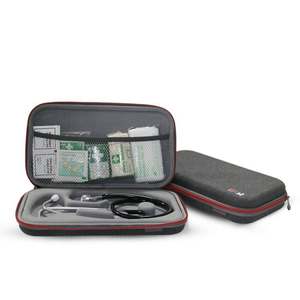 Custom Littmann Hard EVA <b>Stethoscope</b> <b>Case</b> Black Smart Cardiology Tool <b>Case</b> with Large Capacity Bag Nurse Medical Device Storage - Product Image 2