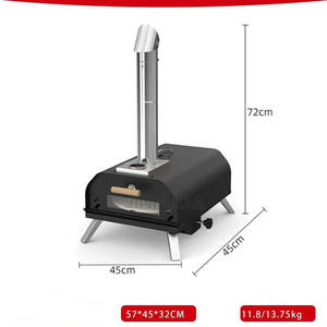 Vente en gros de fenêtre visuelle extérieure rotative poêle <span class=keywords><strong>à</strong></span> bois <span class=keywords><strong>barbecue</strong></span> camping grilles de <span class=keywords><strong>barbecue</strong></span> fours commerciaux cuisson <span class=keywords><strong>à</strong></span> pizza - Product Image 6