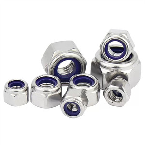 Écrous hexagonaux autobloquants en acier inoxydable 316 A4 M2.5 M3 M4 M5 M6 M8 <span class=keywords><strong>M10</strong></span> M12 M16 avec insert en nylon DIN985 - Product Image 4