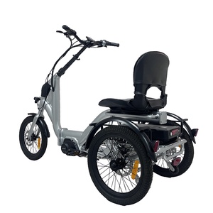 Tricycle électrique orthopédique d'usine chinoise, mini tricycle électrique de route de 18 <span class=keywords><strong>pouces</strong></span>, vélo électrique urbain à 3 roues avec batterie de 20 Ah - Product Image 6