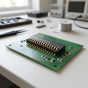 SEI-120-02-G-S-AB Módulo de Contacto Unipolar de Compresión por Resorte SMD de 20 Posiciones y Paso de 1mm para Conexión Placa a Placa - Product Image 4