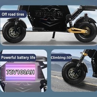 Nouvelle trottinette électrique GT-M6 2026 pour les trajets quotidiens, moteurs doubles 10000W, batterie amovible 72V 50Ah, autonomie 150 km
