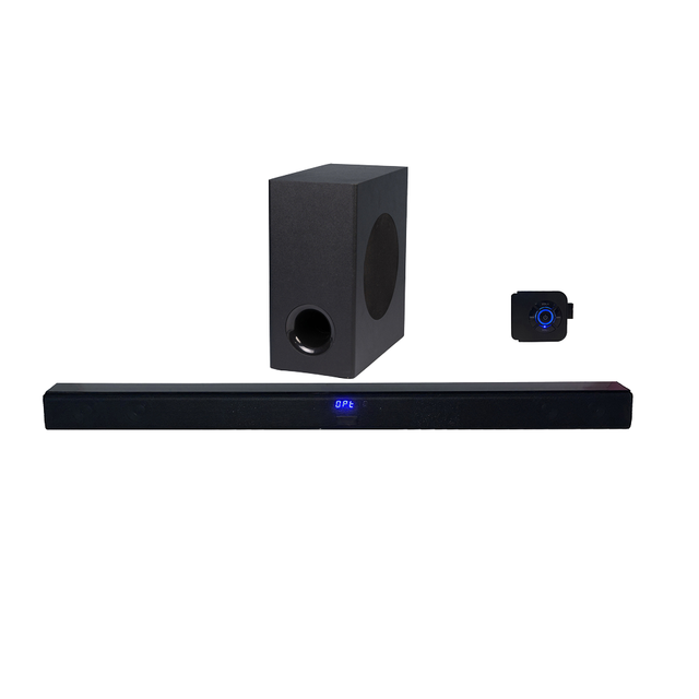 New High Quality 2.1CH 3-Speaker Home Theatre System for Sound Bar Wireless Subwoofer Wood Remote Control for TV