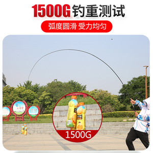 Canne à pêche en carbone spéciale 3,5 m, action moyenne rapide, pour la pêche à la carpe, design compact et portable - Product Image 4