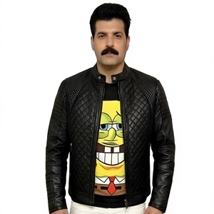 Chaquetas de Cuero Genuino de Vaca para Hombre, a la Moda, de la Mejor Calidad, Nueva Colección, Gran Venta - Product Image 1