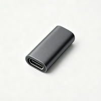 Adaptador Portátil Directo de Fábrica, Acoplador Extensor Tipo C Hembra-Hembra con Carcasa de Aluminio para Carga y Transferencia de Datos de Portátiles y Móviles