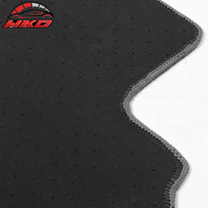 พรมปูพื้นสำหรับฮอนด้า ฟิต 09-13 รถออโต้ไลเนอร์ด้านหน้าด้านหลังกำมะหยี่สีเทาพรม 4 ชิ้น - Product Image 3