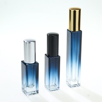 Flacon de parfum en verre carré premium de 3 à 10 ml avec bouchon à bille et pompe, bouchon à vis de luxe pour crème de soin de la peau, commande minimum de 100 pièces, vide