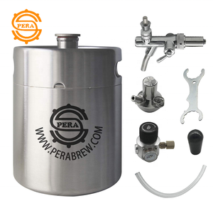 Thùng Bia Mini 304 Bằng Thép Không Gỉ Mới Với Hệ Thống Điều Chỉnh Co2 Dự Thảo Cho Máy Pha Cà Phê Gia Đình 2L/5L/10L - Product Image 3