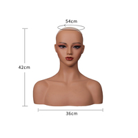 Tête de Mannequin Polyvalente et Élégante au Meilleur Prix – Manichino Durable, Luxueux et Vif – Modèle Humain Décoratif pour Vêtements
