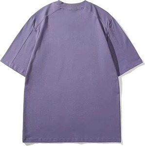 T-shirts pour hommes à manches courtes, coupe ample, tie-dye, respirants, séchage rapide, 100% coton, de haute qualité, en vente - Product Image 3