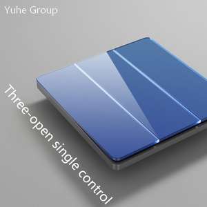 Interrupteur intelligent en verre coloré, panneau large, design ultra-fin, type 86, IP20 - Product Image 4