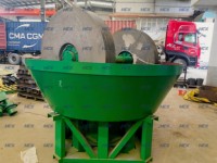 Ligne de traitement de l'or : Broyeur à moulin à tambour humide 1100 pour usine minière