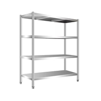 Étagère de rangement sur pied en acier inoxydable usiné avec précision, taille personnalisée, pour bols et assiettes