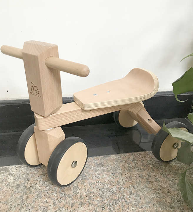 Andador Bebe Juguete De Madera PolarB Perro Con Cordones Para