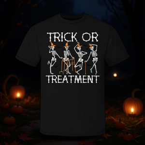 T-shirt d'Halloween pour thérapeute en physiothérapie Trick Or Treatment - Product Image 3